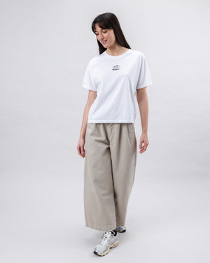 Peanuts Everybody's in a Hurry Oversize Tee White