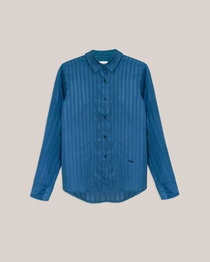 Hidden Stripes Blouse Navy