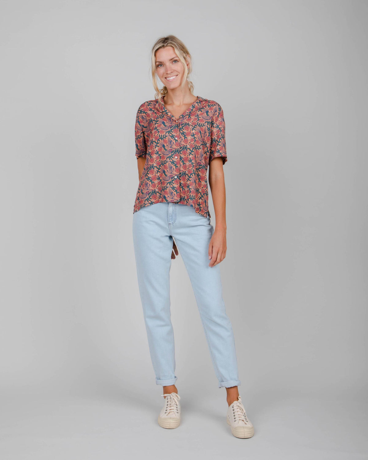 Asis Percales Passerine Aloha Blouse