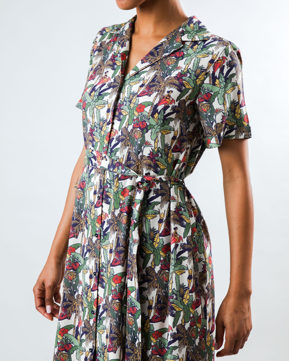 Helios Long Dress Ecru