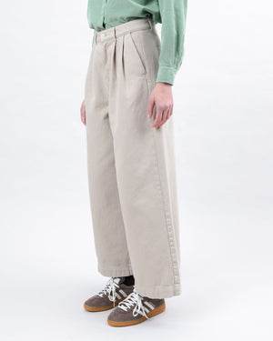 Wide Leg Pants Ecru