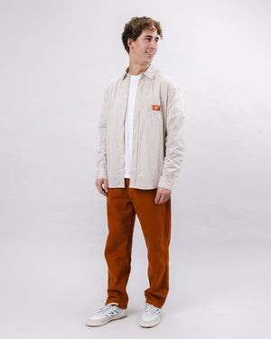 Relaxed Stripes Choco Shirt