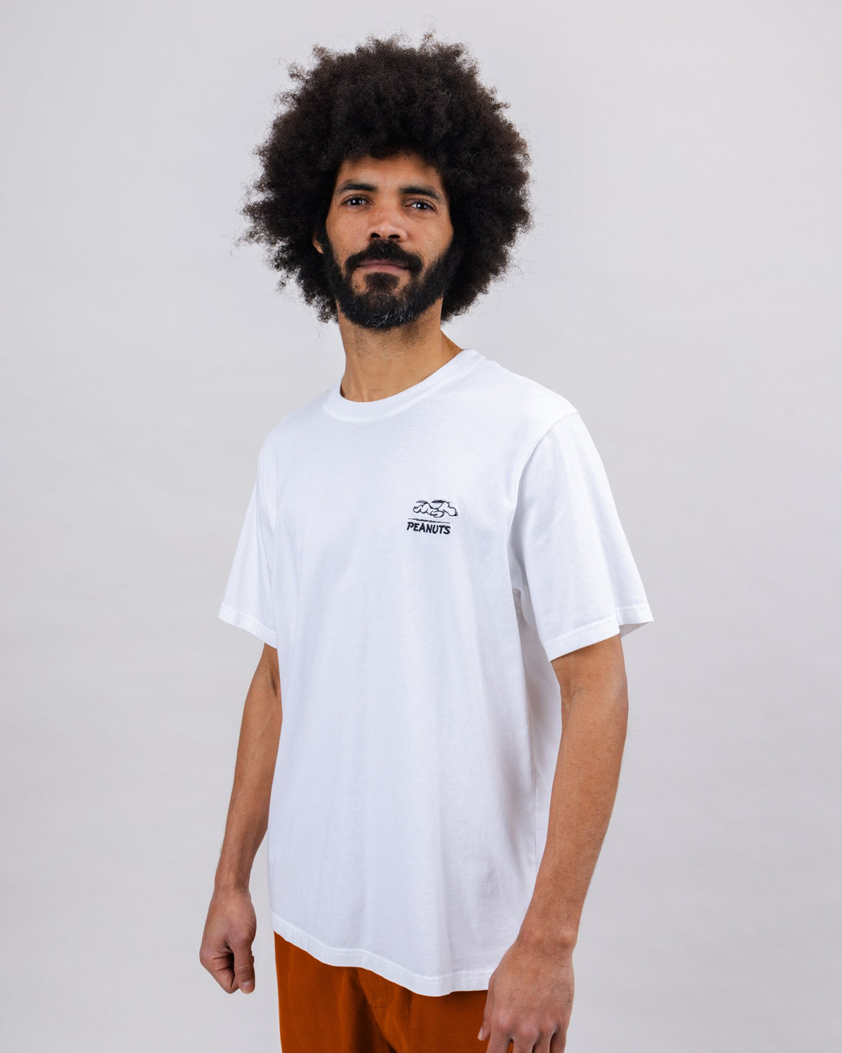 Peanuts Everybody's in a Hurry T-shirt White