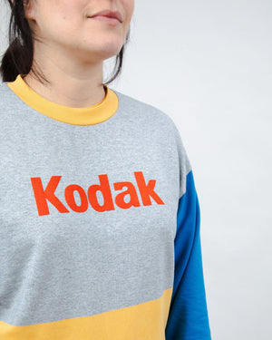 Kodak Block Rounded Sweatshirt Multicolor 