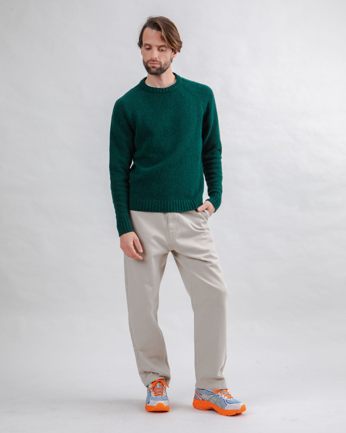 Loose Relaxed Pants Beige