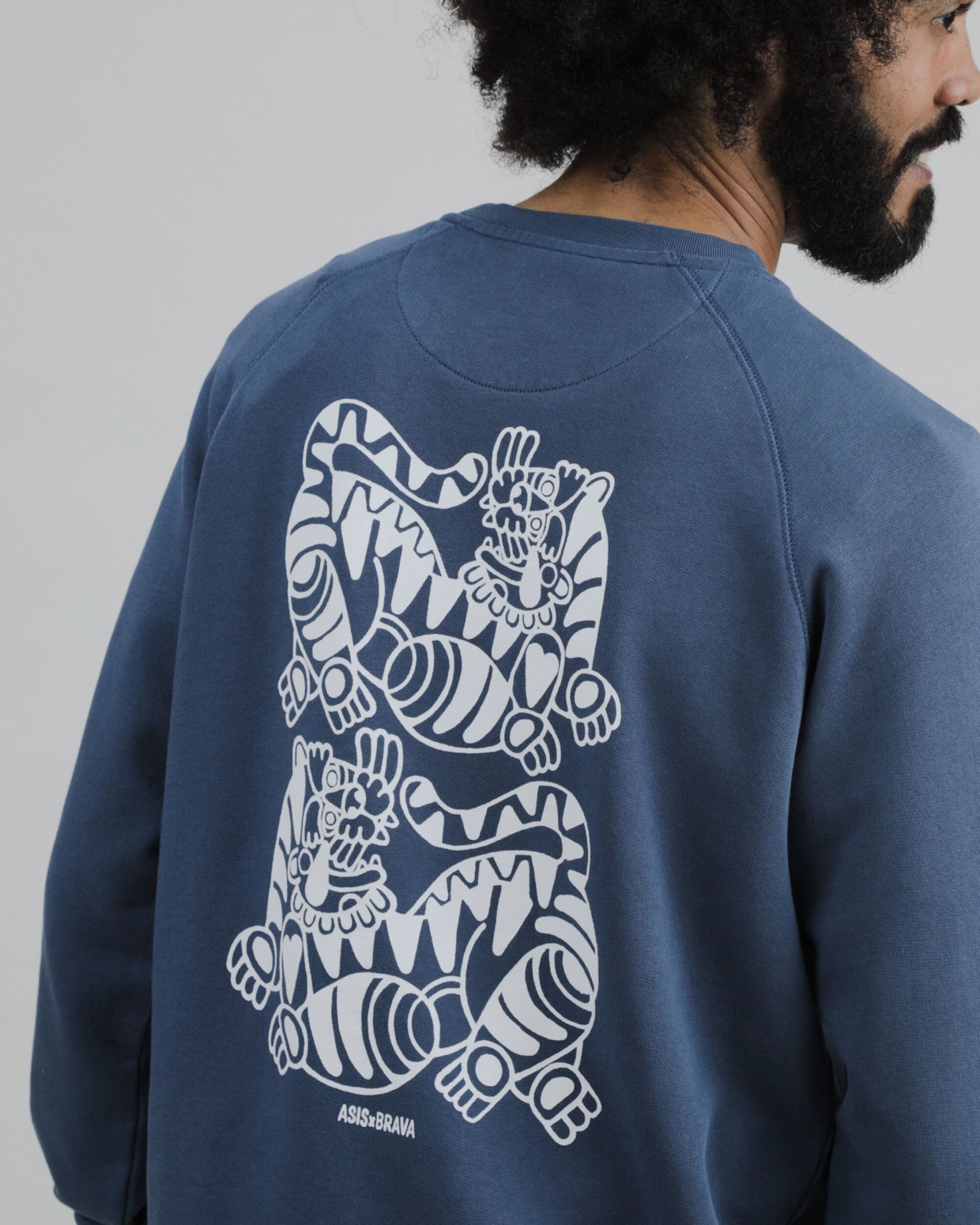 Asis Percales Tigris Sweatshirt Blue
