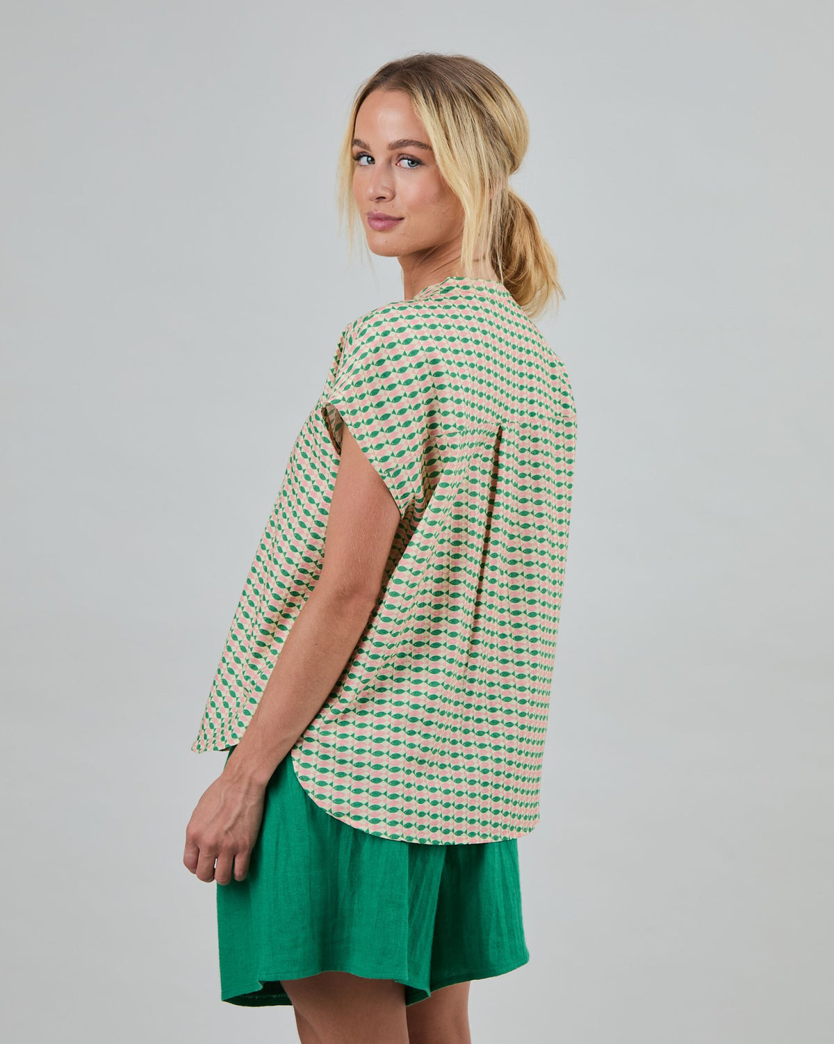 Sardinas Sleeveless Blouse Yellow