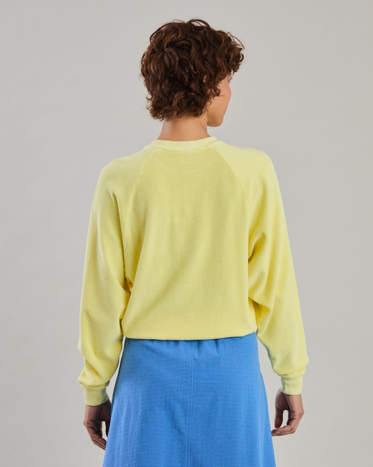 Terry Ranglan Sweatshirt Yellow