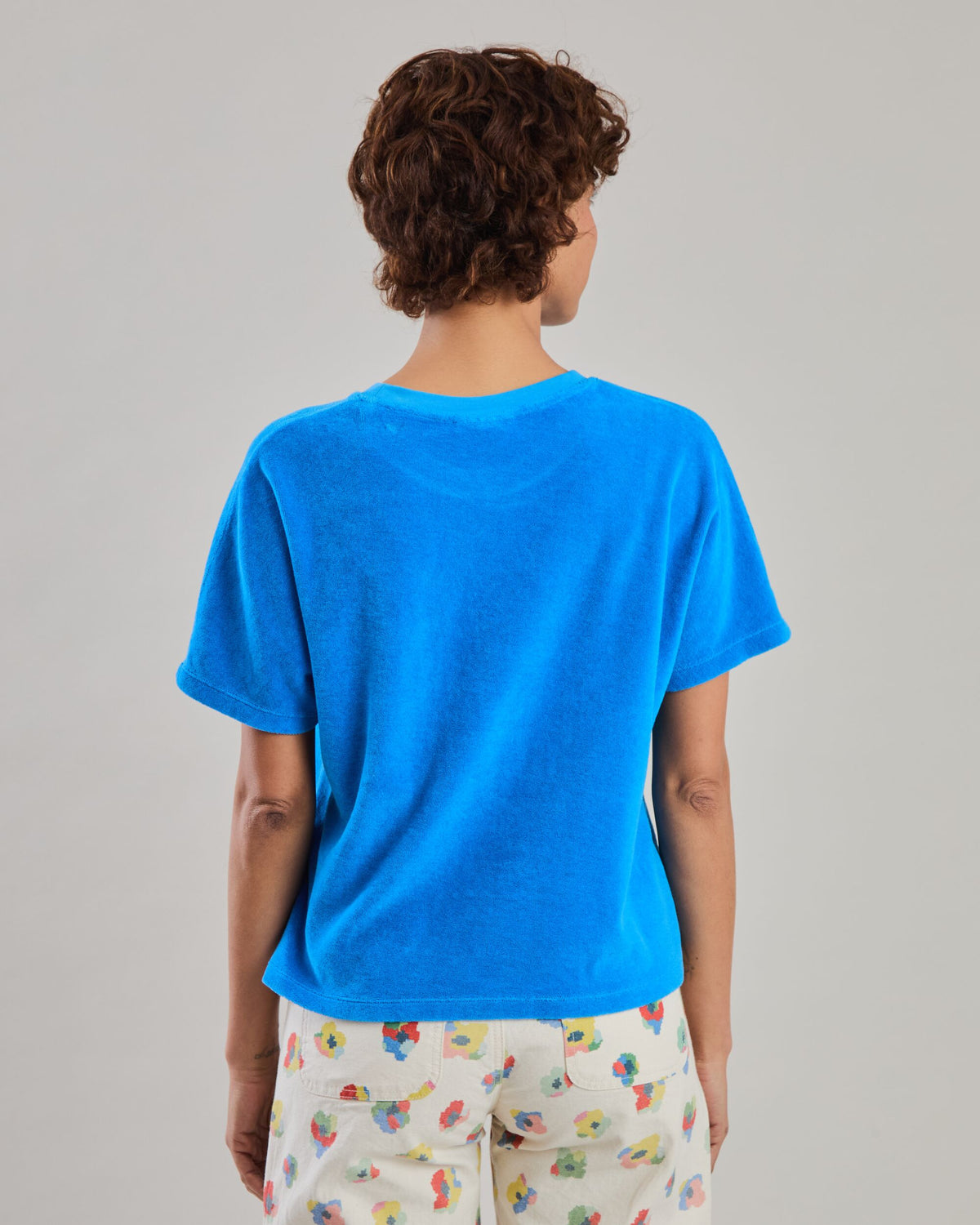Terry oversize Tee Blue