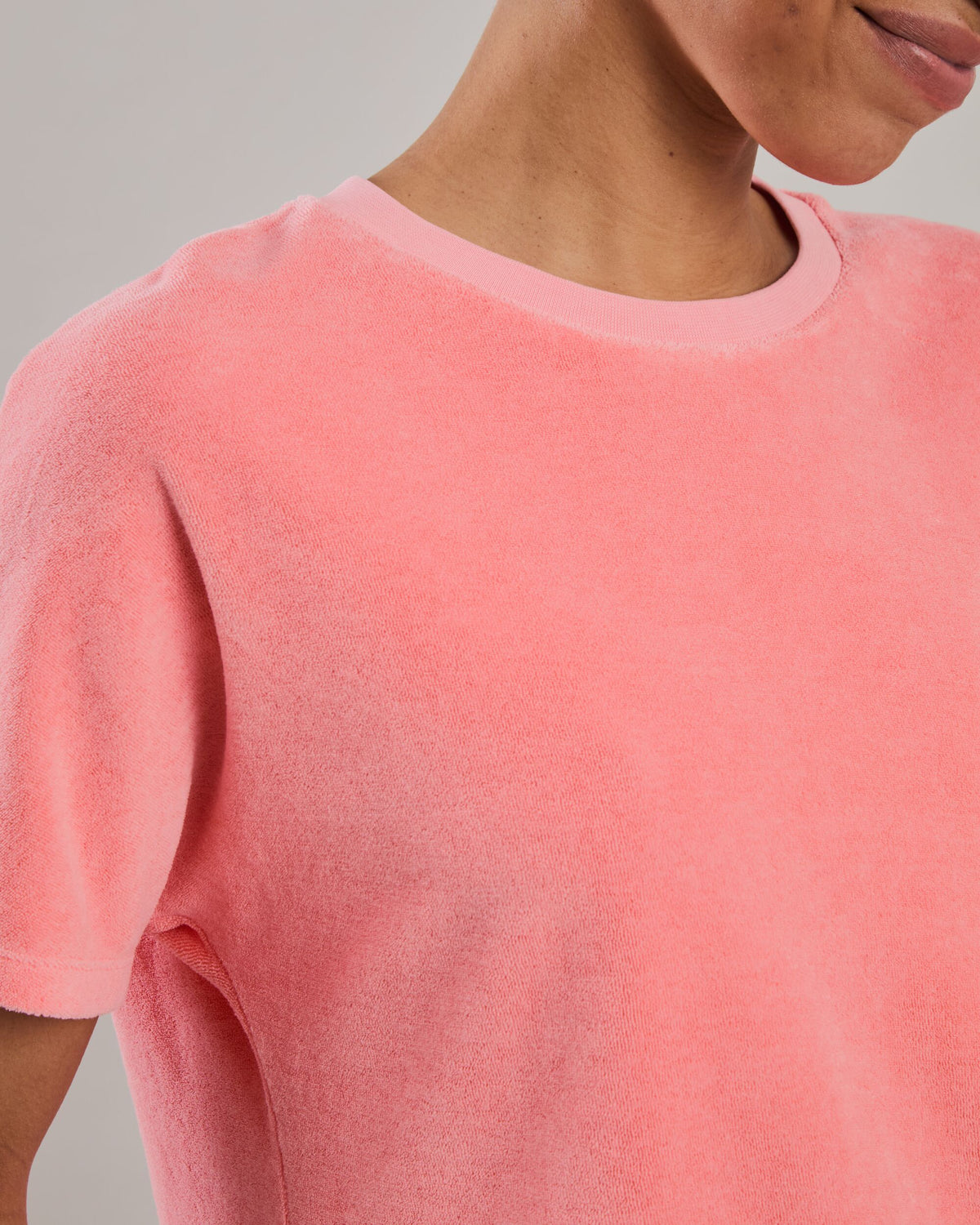 Terry oversize Tee Peach