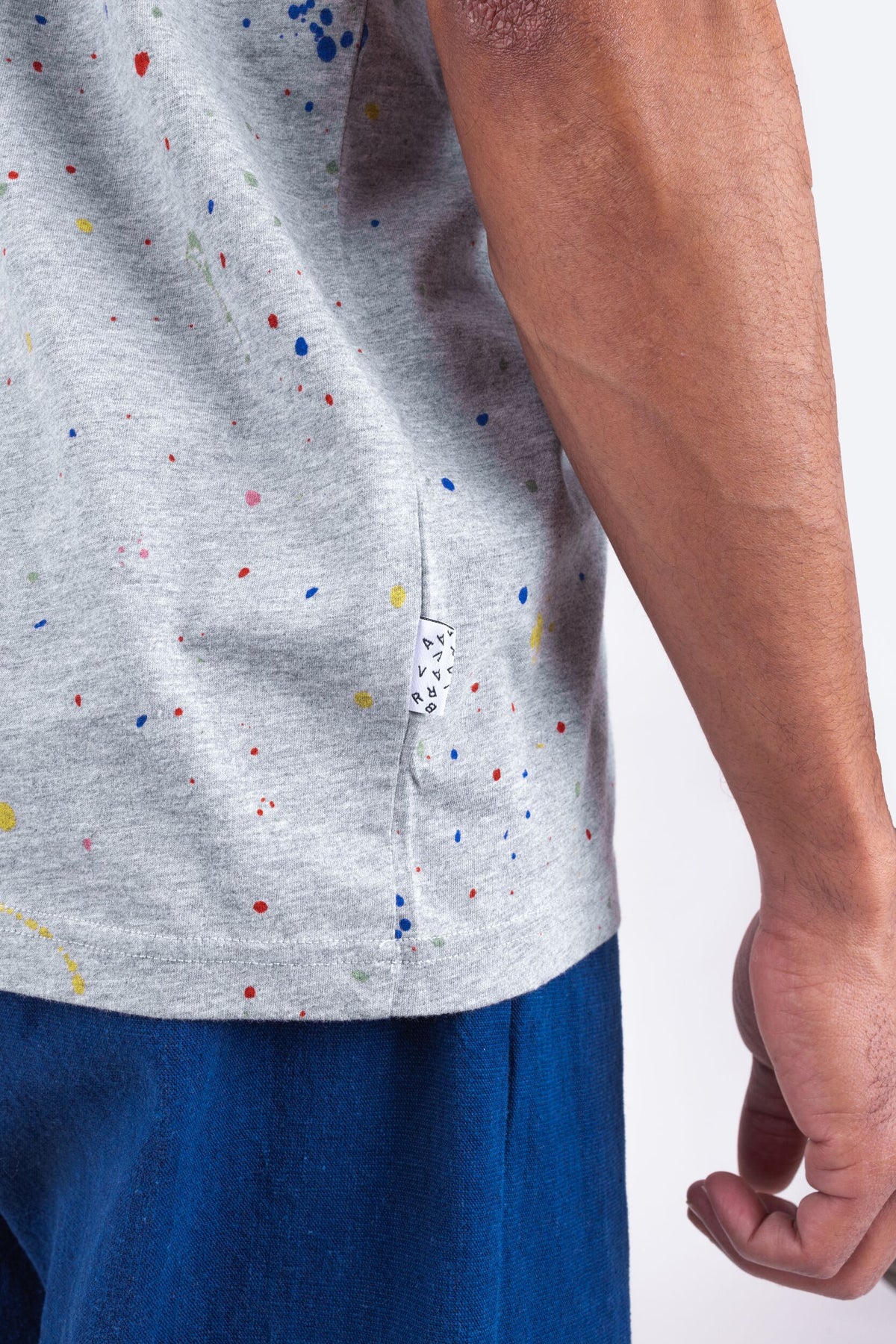 Splash Paint Tshirt Grey