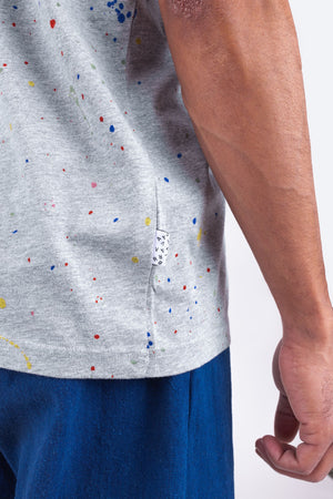 Splash Paint Tshirt Grey