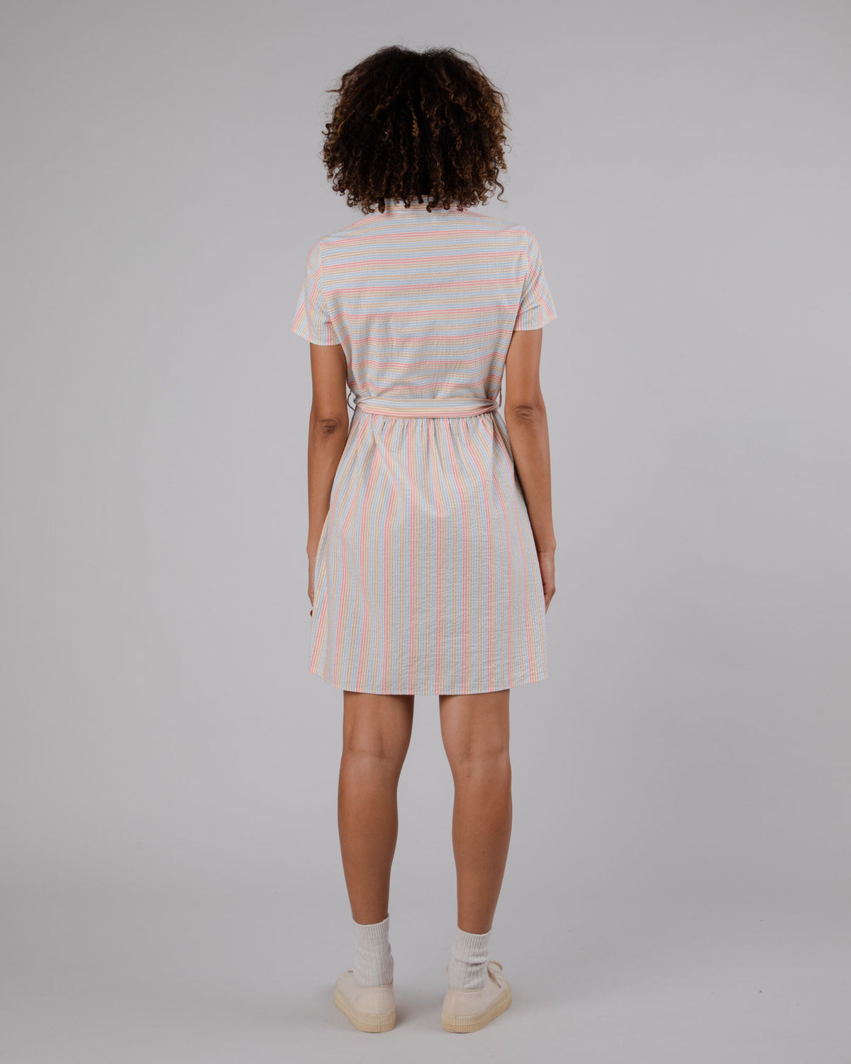 Sunset Short Dress Apricot